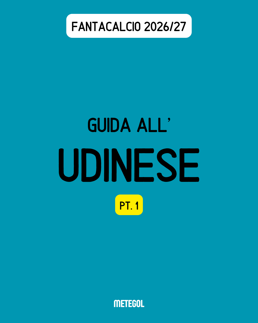 Udinese — tavola 1